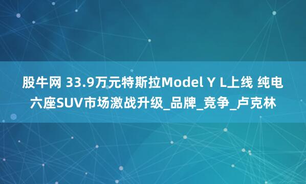 股牛网 33.9万元特斯拉Model Y L上线 纯电六座SUV市场激战升级_品牌_竞争_卢克林